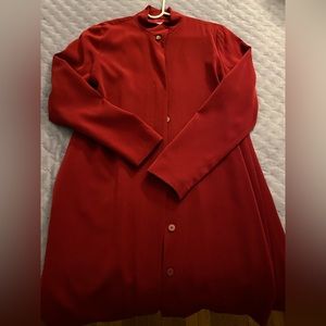 Jones New York long light coat.